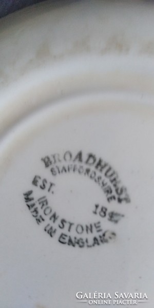 Broadhurst angol barna jelenetes sérült tányér