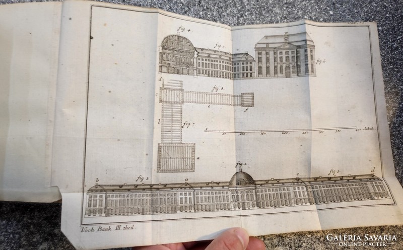 Architect Lucas Voch's book with 34 engravings. .-1782. Augsburg. Bürgerliche Baukunst..Iii-iv.