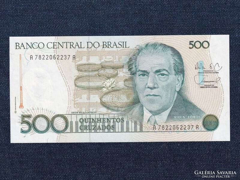 Brazília 500 cruzado bankjegy 1988 (id73785)
