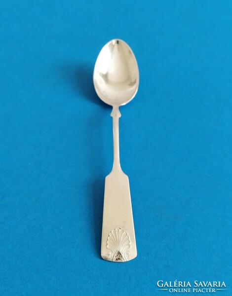 Silver art deco decorative spoon mocha spoon