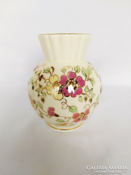 Butterfly globe vase by Zsolnay. Flawless! (No. 23/117.)