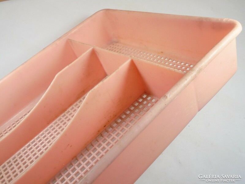 Retro plastic cutlery holder - from the 1970s