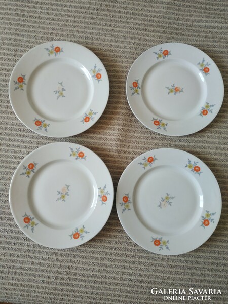 Zsolnay yellow porcelain small plate, small plate set