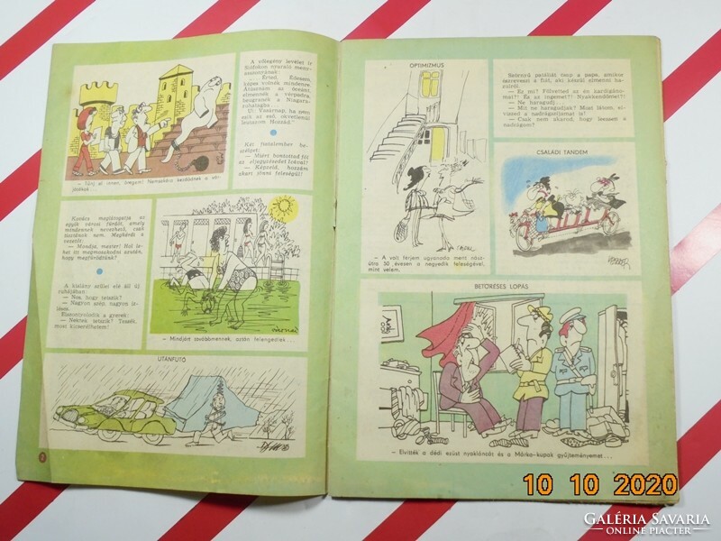 Régi retro újság - Nyári örömök Ludas Matyi alkalmi kiadványa 1982 Születésnapra ajándék