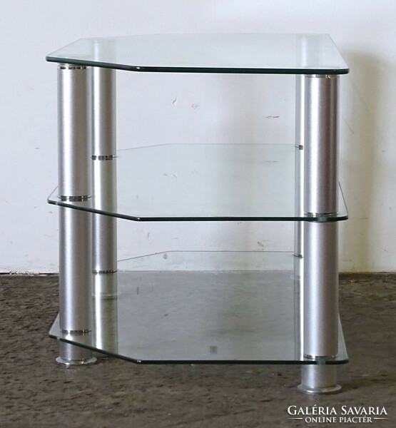 1M668 modern glass shelf TV stand 100 x 45 x 47 cm