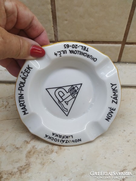 Porcelain marked ashtray for sale!