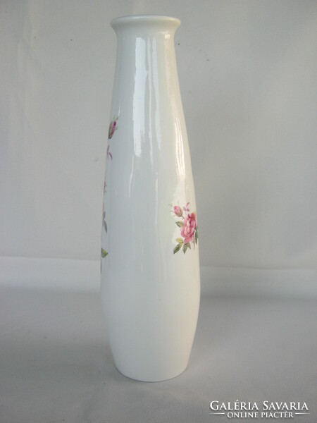 Aquincum porcelain rose vase, large 27 cm