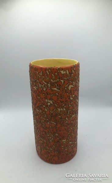 Ceramic vase of applied art pond head