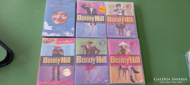Unopened DVD movies stan and pan, bennyhill 1200/pc