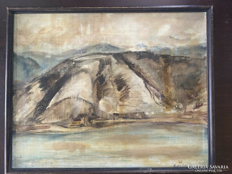 Unknown painter: winter (with monogram)