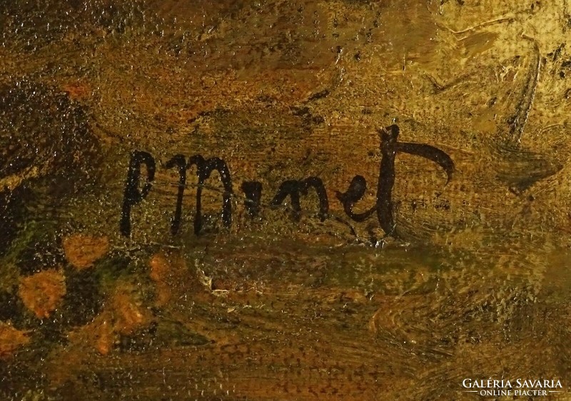 1M489 p. With Monet sign: waterfront promenade