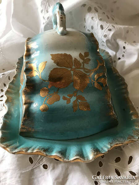 Antique faience cheese holder