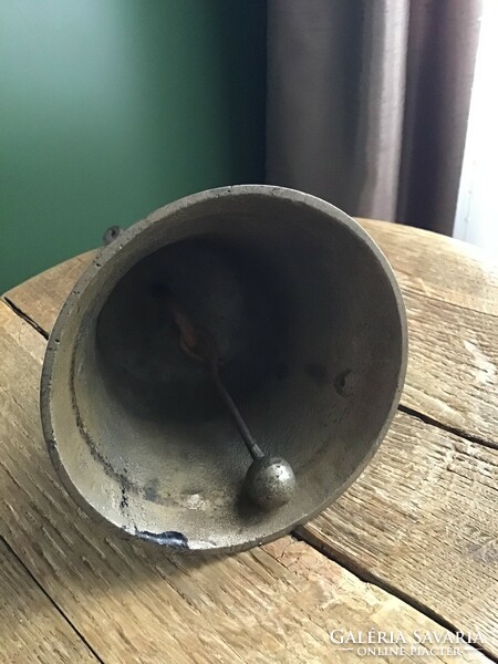 Antique copper hand bell