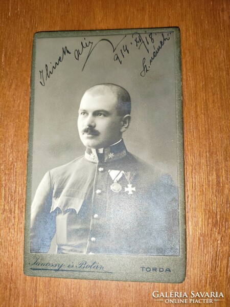 Jánossy és Botár : katona/csendőr fotó 1914 Szatmárnémeti