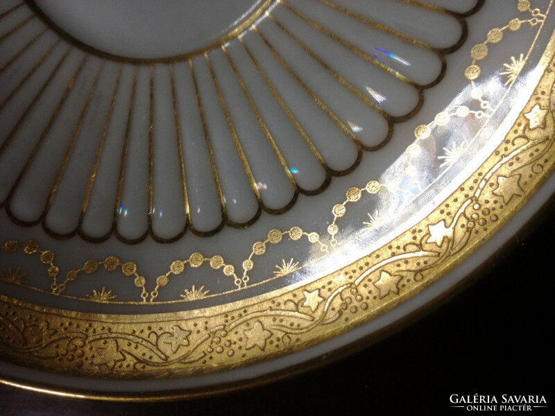 ANTIK angol  MINTON arannyal festett  kistányér - art&decoration