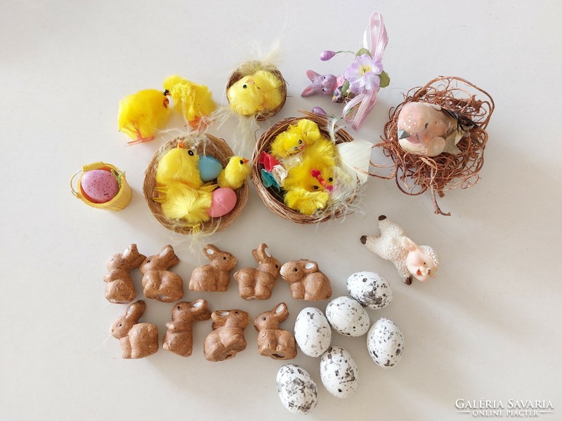 Easter mini decorations bunny egg chick