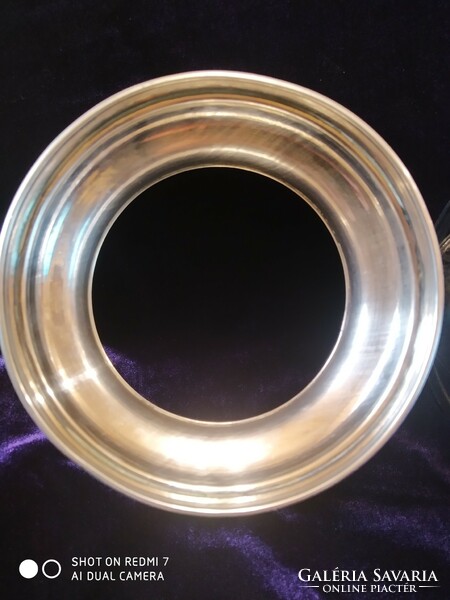 Silver (800 diana) glass insert.