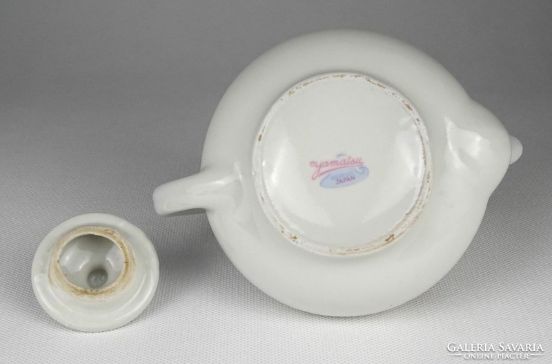 1M504 Jelzett Oyamatsu japán porcelán teáskancsó