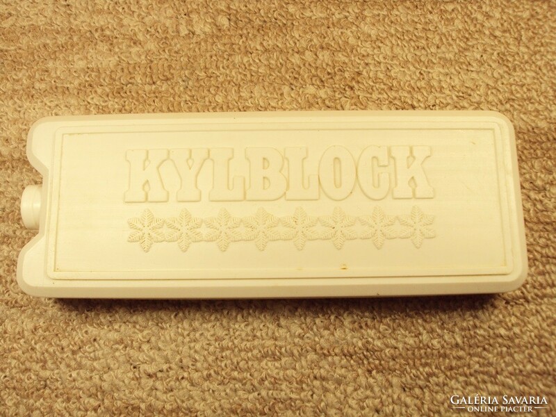 Retro műanyag jégakku Kylblock márka - 1970-1980-as évekből