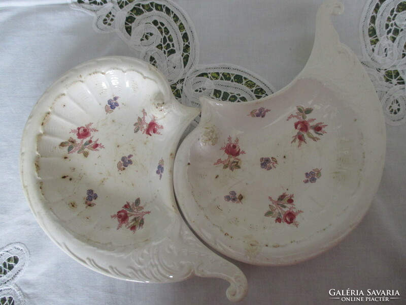 Antique faience waechtersbach bowls, xix. Century - 2 pieces