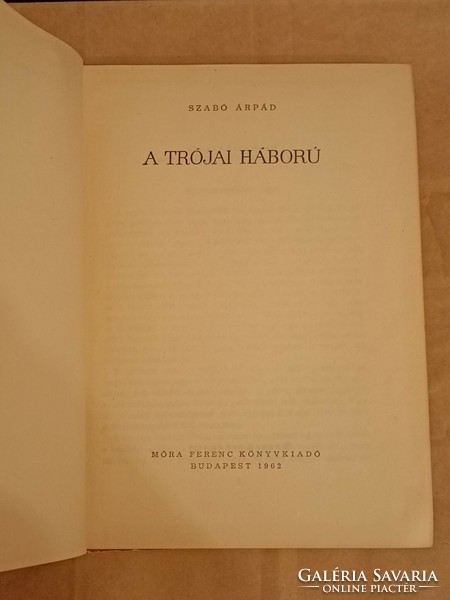 Árpád Szabó: the Trojan War