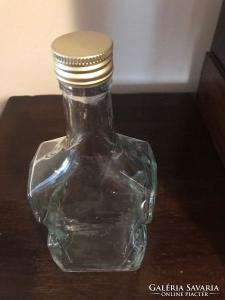Specially shaped glass bottle without label/inscription. In undamaged condition. 26X10 cm