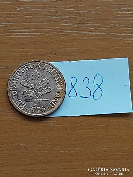 HUF 30 / piece Germany nszk 1 pfennig 1996 f, 838