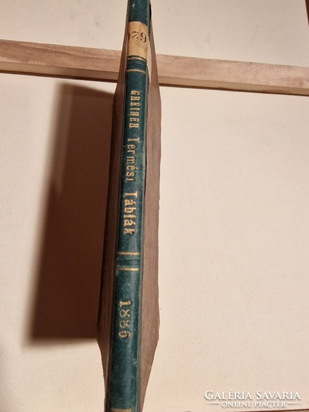Termési Táblák Erdészeti könyv,ritka! Greiner Ludwig nyomán nyomtatva Lőcsén 1886.évben. !