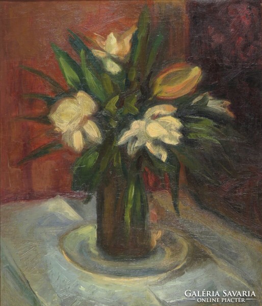 Vass Vera : Virágok a vázában
