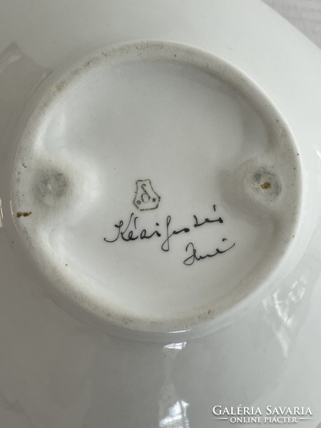 Retro, vintage Kőbányai porcelán (Kőporc) tál, tálka