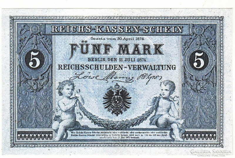 Németország 5 Német arany márka 1874 REPLIKA