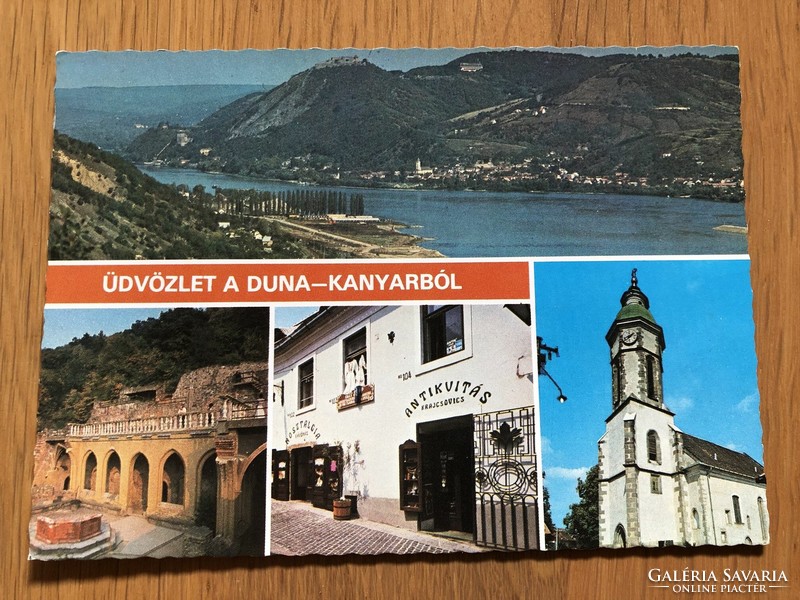 Danube bend postcard