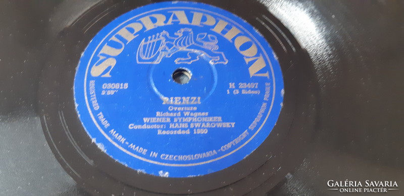 HANS SWAROWSKY WAGNERT DIRIGÁL    SELLAK GRAMOFON LEMEZ 78 - AS RPM   2 LEMEZ