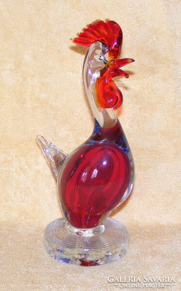 Murano glass rooster