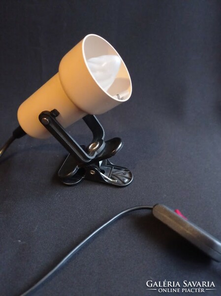 Retro metal clip-on workshop/table lamp
