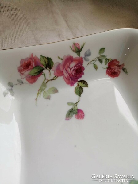 Porcelain garnished bowl