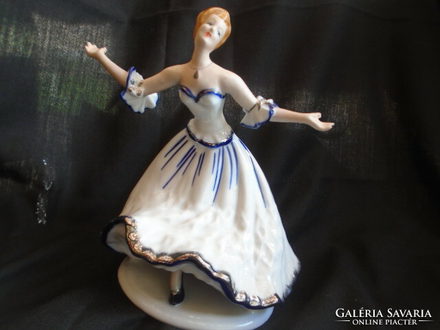 Balerina waledorf stilusú figura vitrin állapotban