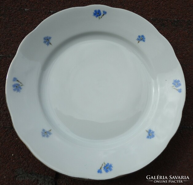 Set of 3 kahla cookie plates with a small blue flower pattern