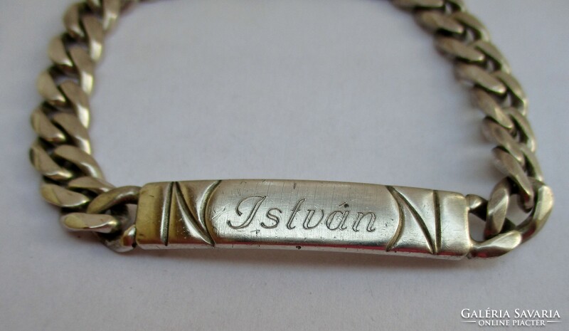 Very nice silver bracelet with 