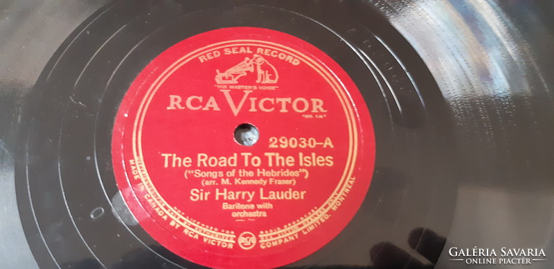 SIR HARRY LAUDER  SELLAK LEMEZ   RPM  78 - AS