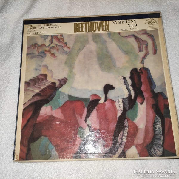 Beethoven symphony dupla bakelit lemez,  LP