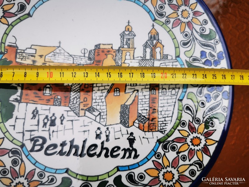 Bethlehem wall plate, 27 cm