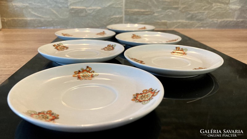 Alföldi 6 vitrine icu patterned coffee saucers small plates saucers