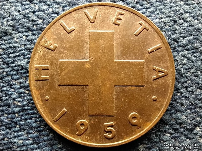Svájc 1 Rappen 1959 B (id53983)