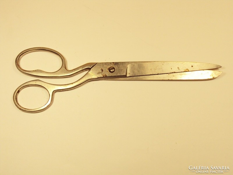 Old iron scissors with ussr soviet-russian marking, total length: 20 cm