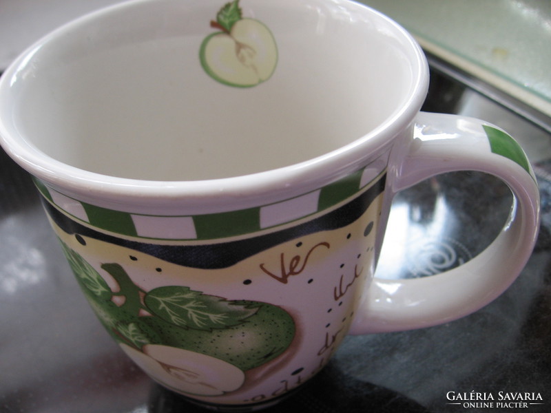 Jumbo nana ppd green apple mug