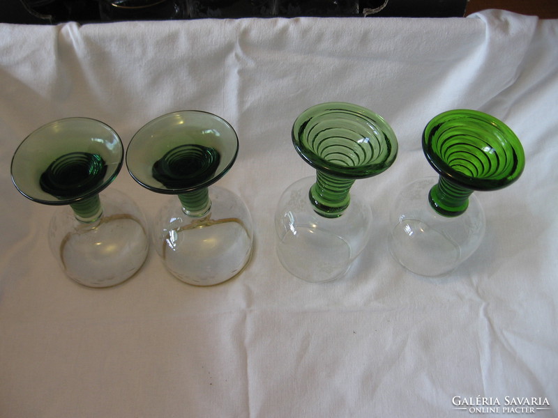 2-2 db szőlő mintás Römer pohár