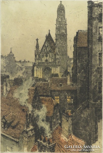 Northern European artist around 1920: dom
