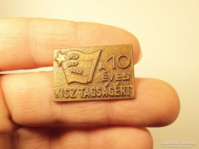 The 10-year small membership badge badge 1919-1957 small