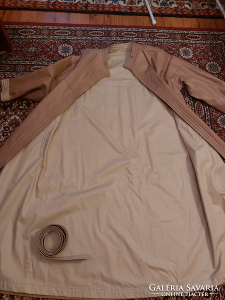 Gyönyörű belga kétoldalas női bőr/ballon kabát